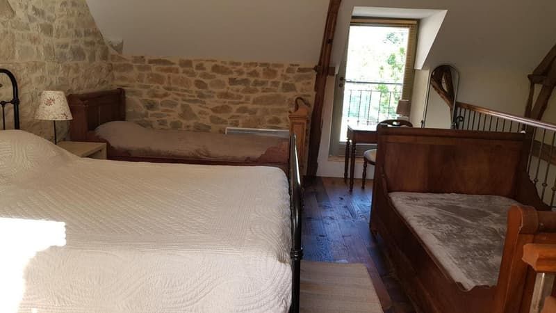 Chambre avec lit